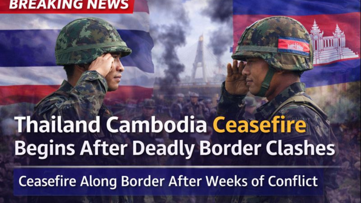 Thailand Cambodia ceasefire