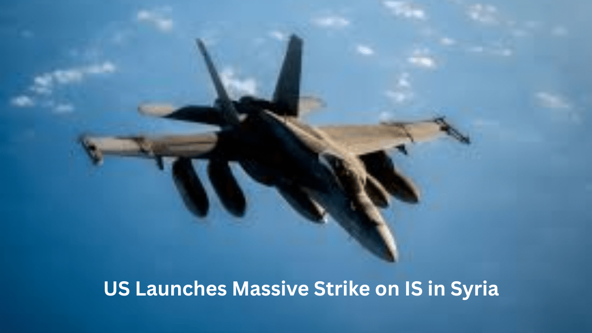 US Launches Massive Strike on IS in Syria