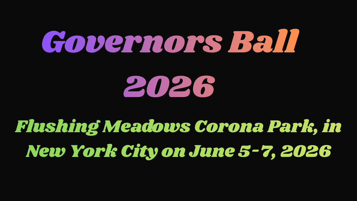 Governors Ball 2026