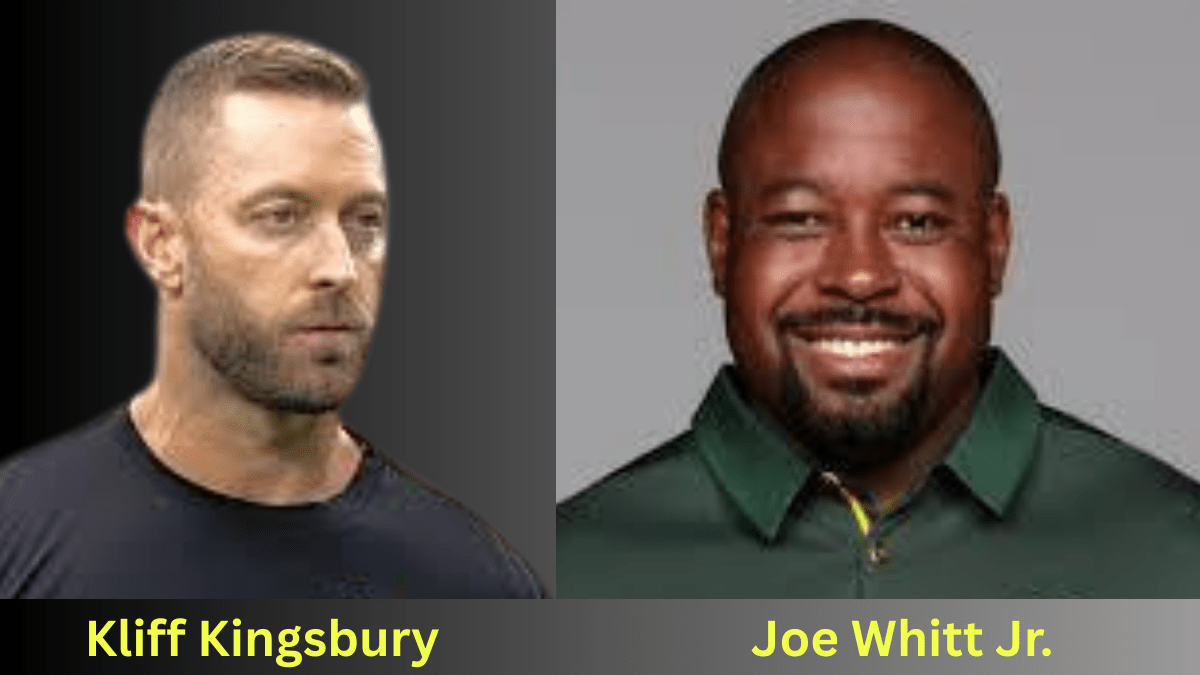 Kliff Kingsbury and Joe Whitt Jr.