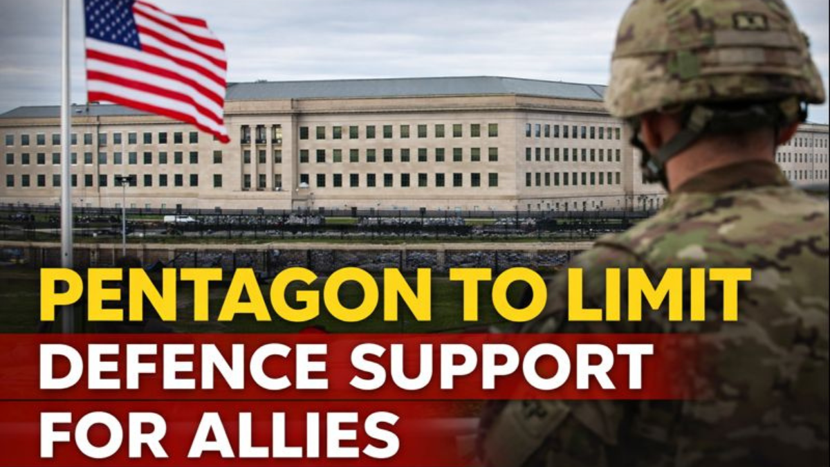 Pentagon defence strategy shift reshaping US military support for allies