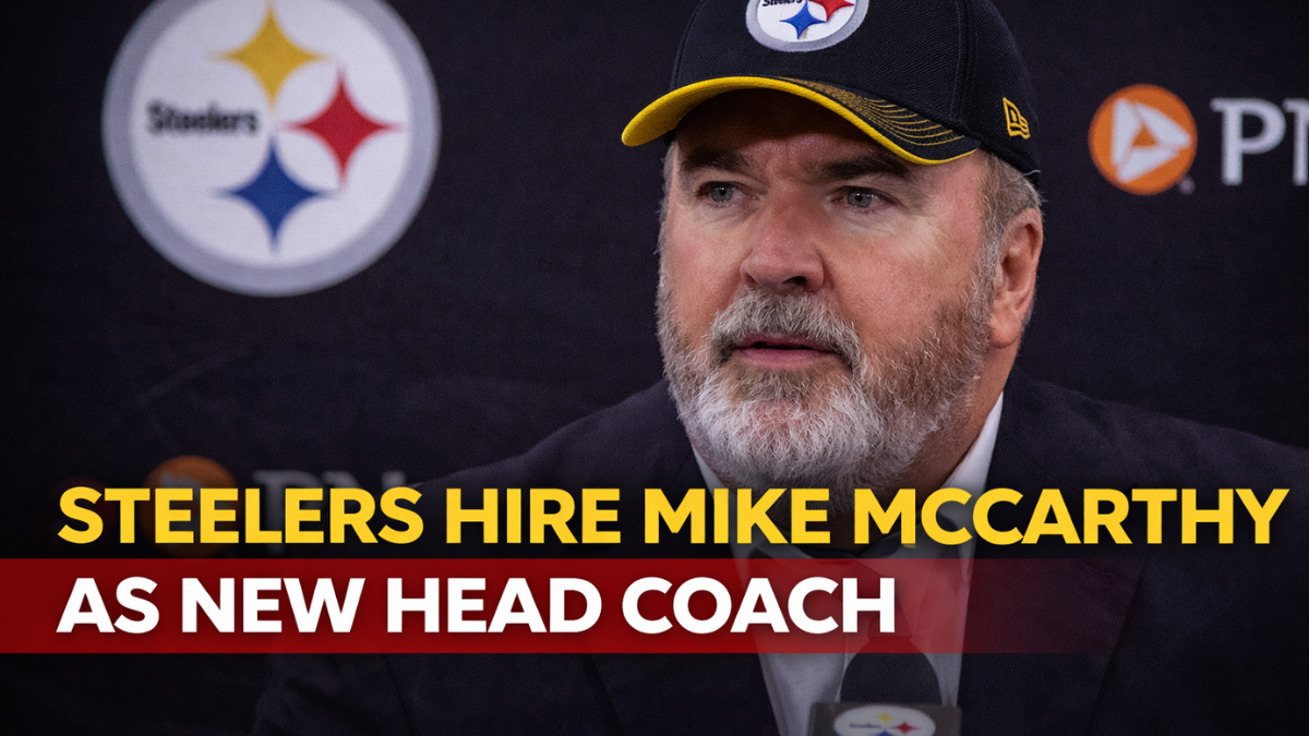 mike mccarthy arrives in Pittsburgh as Steelers head coach during franchise transition