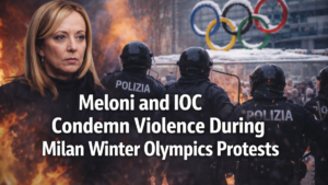 Meloni and IOC Condemn Violence During Milan Winter Olympics Protests