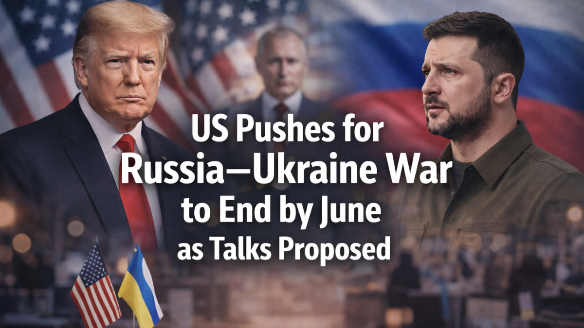 US wants Russia Ukraine war end by June as Zelensky confirms proposed US-hosted peace talks amid energy attacks