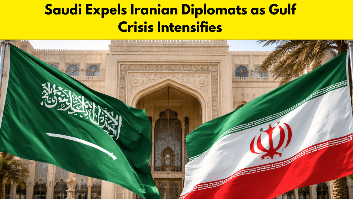 Saudi expels diplomats amid rising Saudi Arabia Iran tensions in the Gulf region