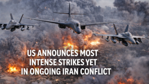 US Announces Most Intense Strikes Yet in Ongoing Iran Conflict