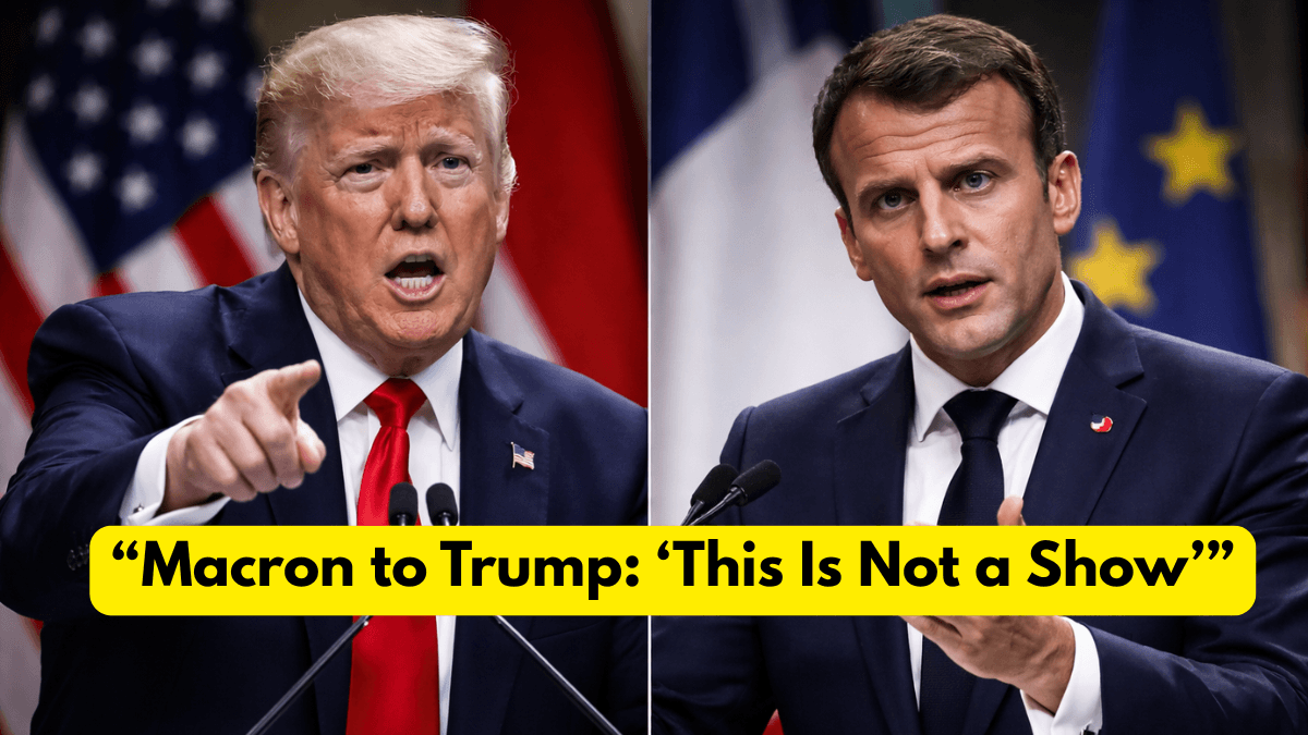 Trump Macron clash highlighting tense diplomatic exchange and global reaction