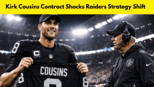 Kirk Cousins Contract Shocks Raiders Strategy Shift